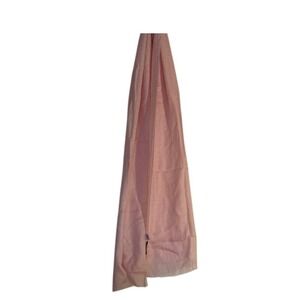 Soft pink Cashmere scarf fringe